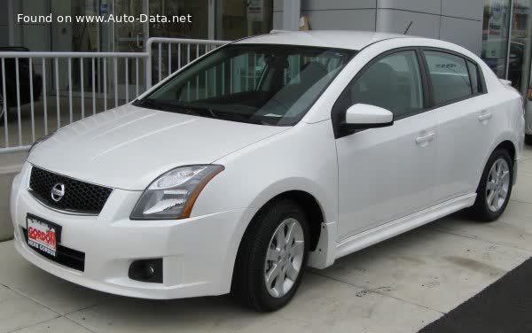 Full specifications and technical details 2006 Nissan Sentra VI 2.0i 16V (135 Hp)