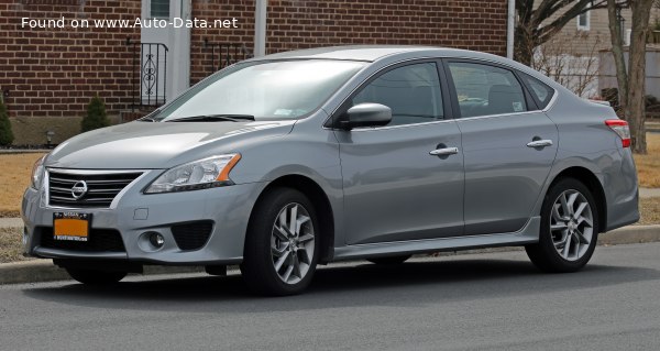 Full specifications and technical details 2012 Nissan Sentra VII (B17) 1.8 (130 Hp)