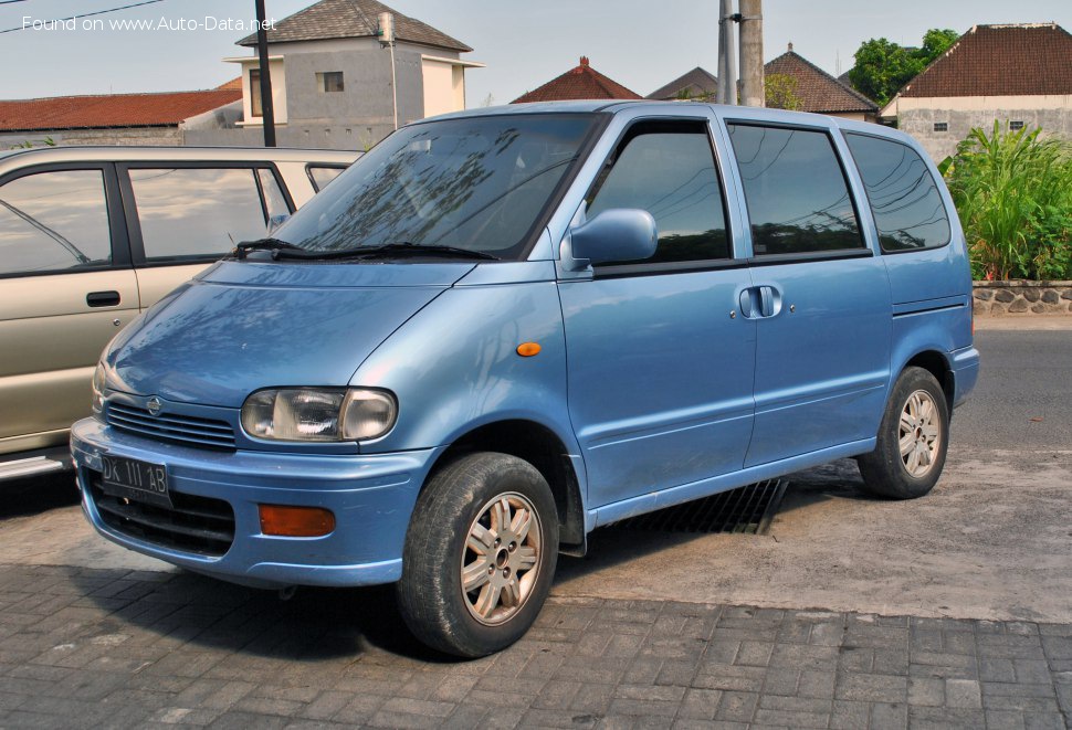 Full specifications and technical details 1993 Nissan Serena (C23M) 2.0 16V 4X4 (140 Hp)