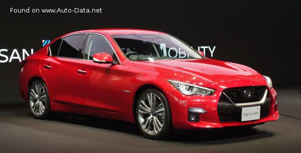 Vollständige Spezifikationen und technische Details 2017 Nissan Skyline XIII (HV37, facelift 2017) 3.5 V6 (364 Hp) Hybrid 4WD Automatic