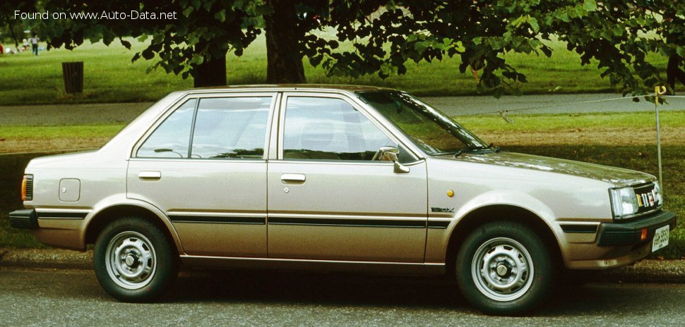 Full specifications and technical details 1982 Nissan Sunny I (B11) 1.5 (75 Hp)