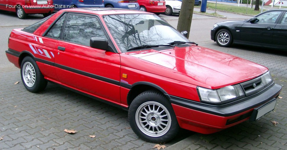 Full specifications and technical details 1988 Nissan Sunny II Coupe (B12) 1.6 i 12V (90 Hp)