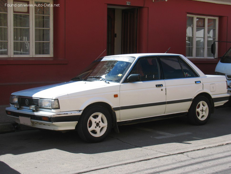 Full specifications and technical details 1986 Nissan Sunny II GA15DE (B12) 1.6 (84 Hp)