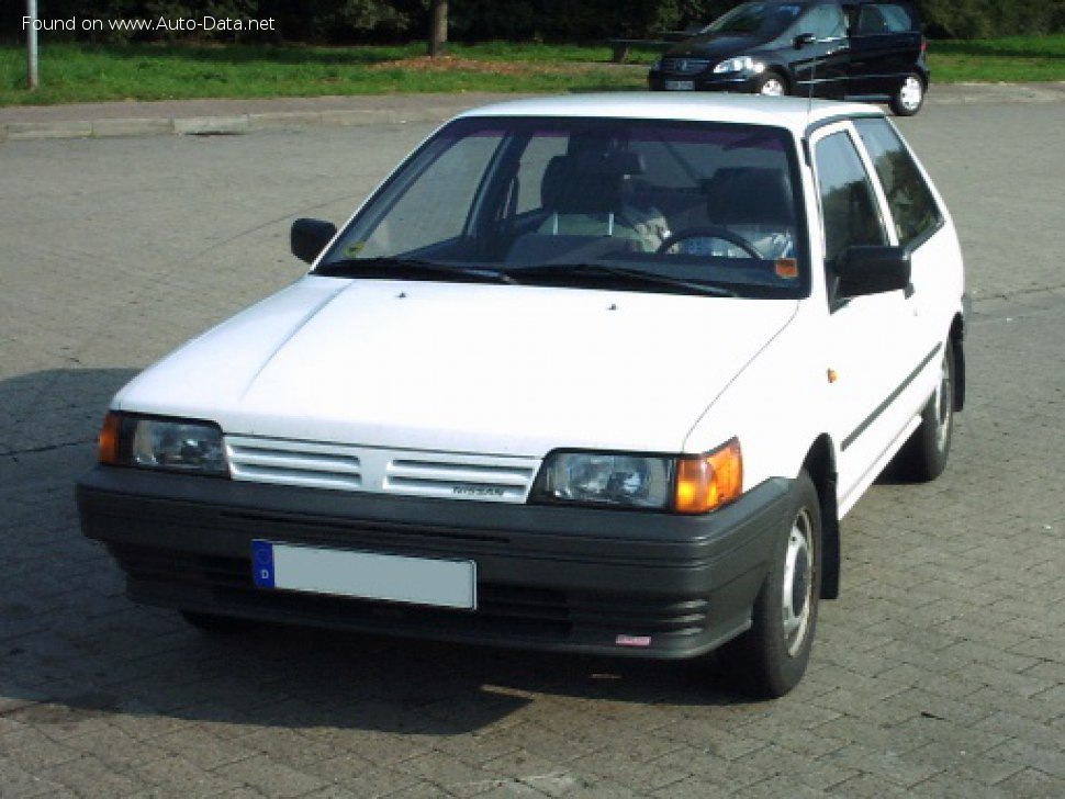 المواصفات والتفاصيل التقنية الكاملة 1986 Nissan Sunny II Hatchback (N13) 1.7 D (54 Hp)