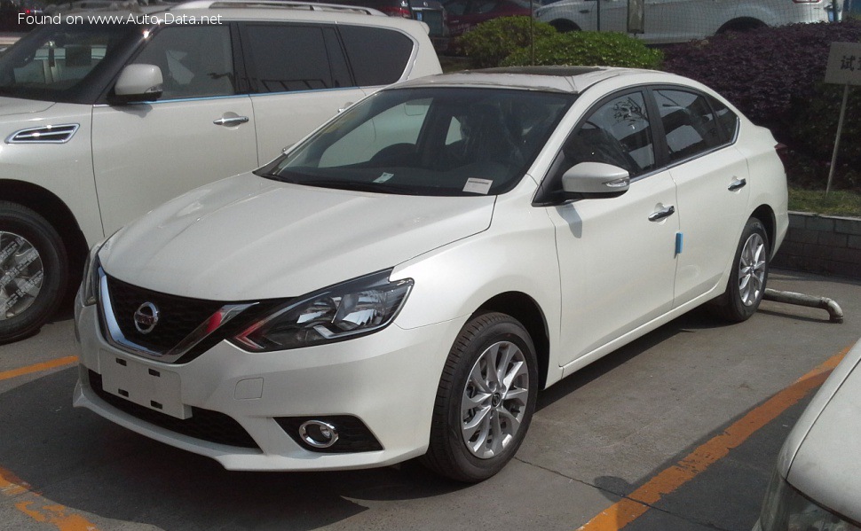 المواصفات والتفاصيل التقنية الكاملة 2016 Nissan Sylphy (B17, facelift 2016) 1.6 (126 Hp)