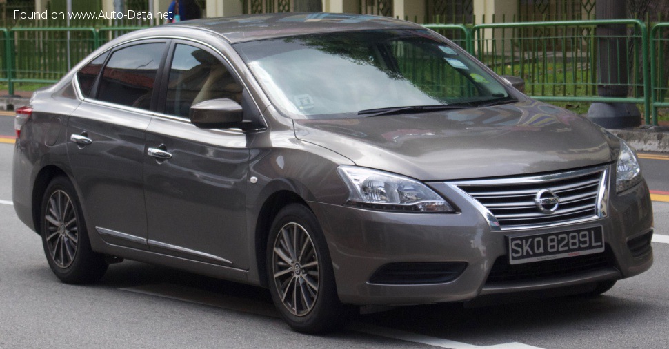 Full specifications and technical details 2012 Nissan Sylphy (B17) 1.8 (131 Hp) CVT