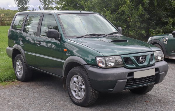 Full specifications and technical details 1996 Nissan Terrano II (R20) 2.4 i 12V (5 dr) (118 Hp)