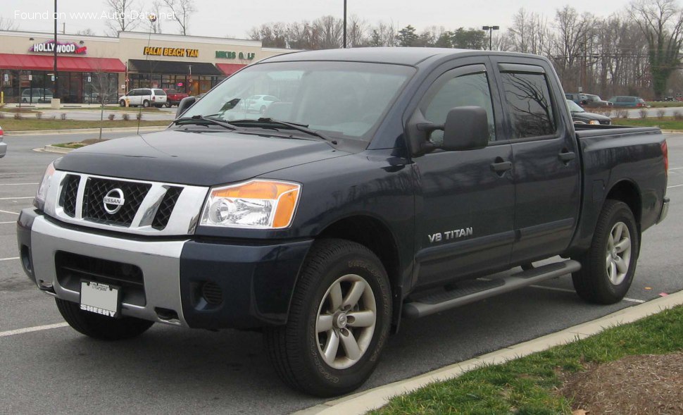 المواصفات والتفاصيل التقنية الكاملة 2003 Nissan Titan I 5.6i V8 (305 Hp)