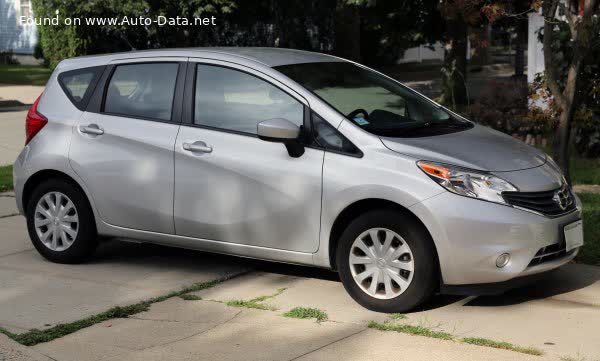 Full specifications and technical details 2013 Nissan Versa Note 1.6 (109 Hp)