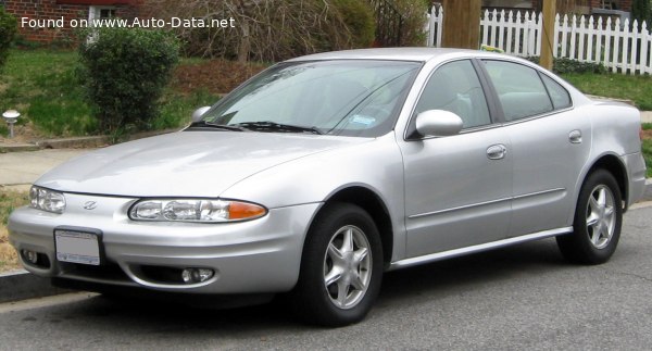 Full specifications and technical details 2002 Oldsmobile Alero 2.2 16V (141 Hp)