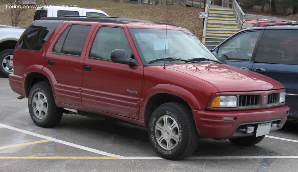 Full specifications and technical details 1995 Oldsmobile Bravada II 4.3 V6 (193 Hp)