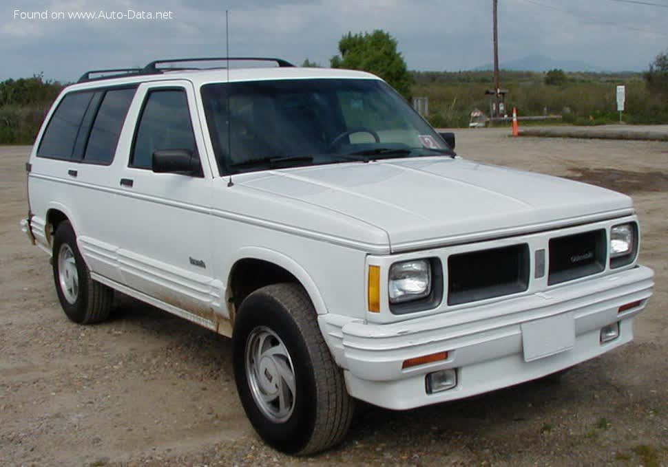 Full specifications and technical details 1990 Oldsmobile Bravada 4.3 V6 (203 Hp)