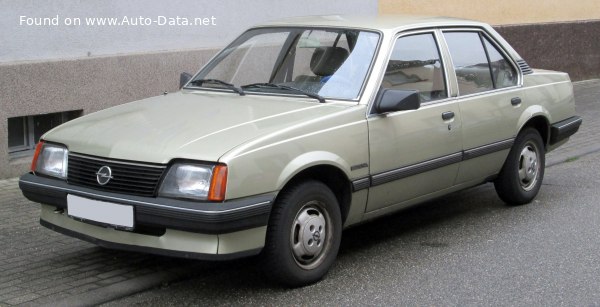 Full specifications and technical details 1985 Opel Ascona C 1.8 E (100 Hp)