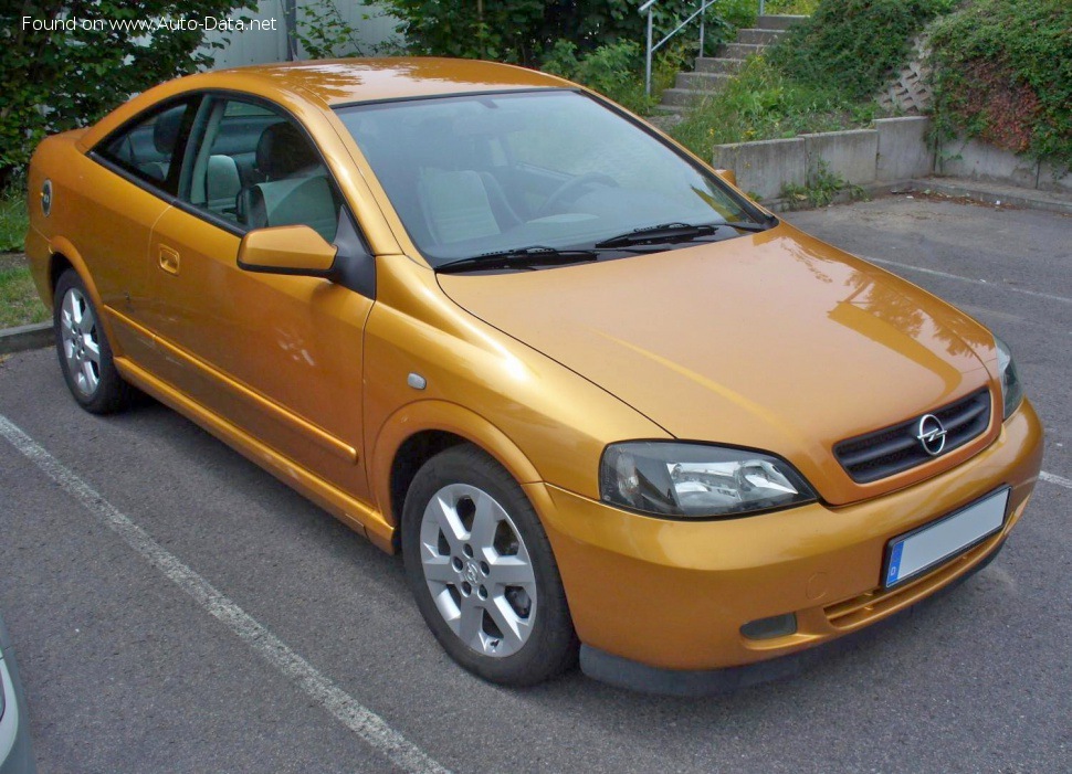 Full specifications and technical details 2000 Opel Astra G Coupe 2.2 16V (147 Hp)