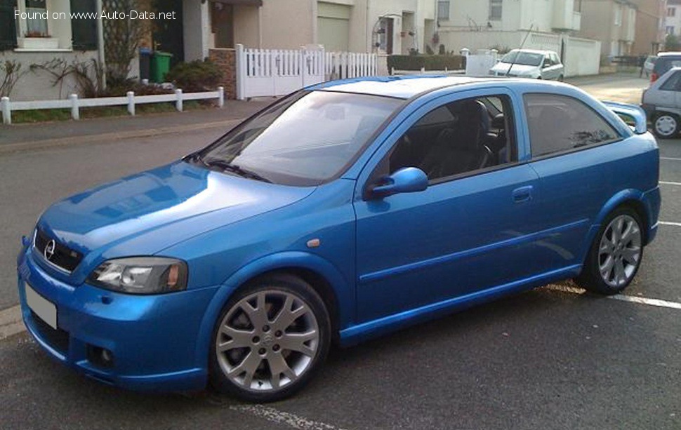 المواصفات والتفاصيل التقنية الكاملة 2002 Opel Astra G (facelift 2002) 2.0 16V Turbo OPC (200 Hp)