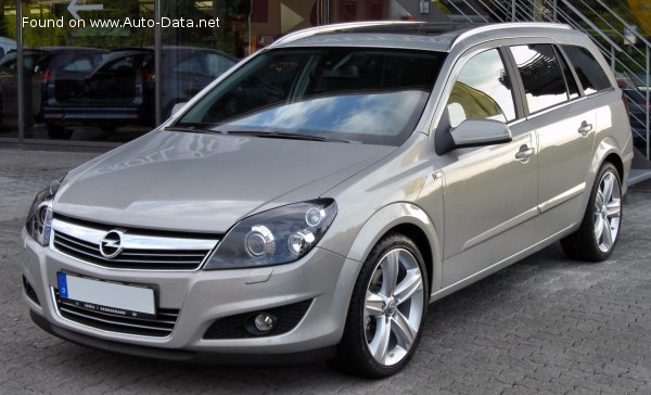 Full specifications and technical details 2007 Opel Astra H Caravan (facelift 2007) 1.8 ECOTEC (140 Hp)