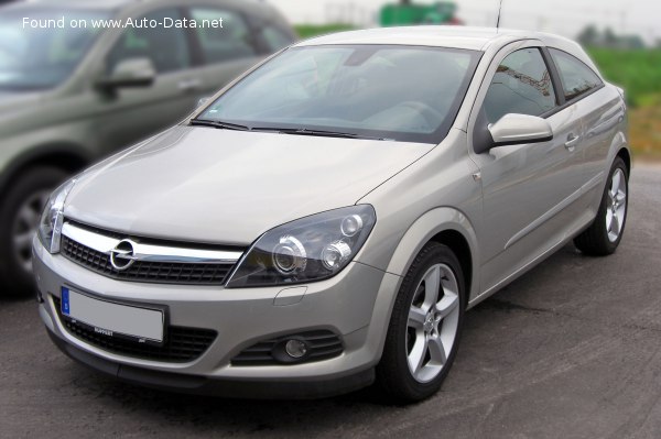 Full specifications and technical details 2007 Opel Astra H GTC (facelift 2007) 1.9 CDTI ECOTEC (150 Hp)