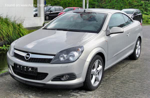 Full specifications and technical details 2006 Opel Astra H TwinTop 2.0i 16V Turbo ECOTEC (200 Hp)