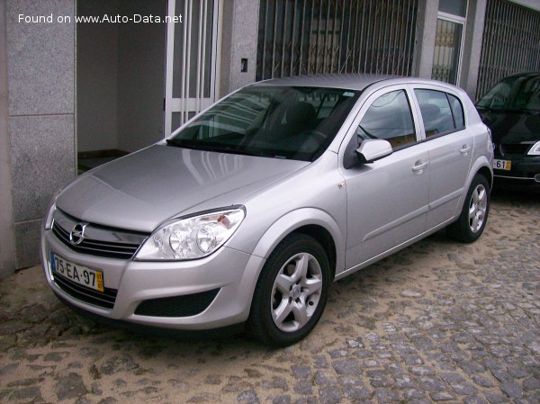 Full specifications and technical details 2005 Opel Astra H 1.3 CDTI (90 Hp)