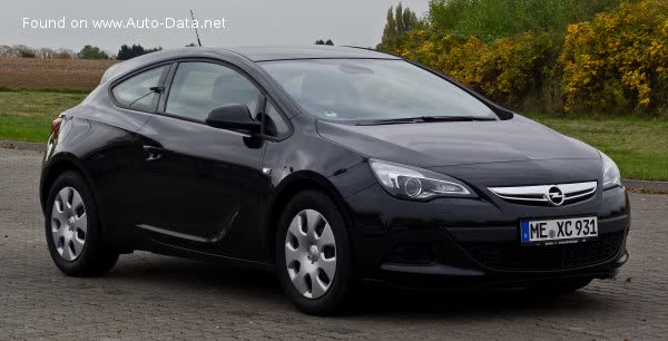 Spécifications complètes et détails techniques 2013 Opel Astra J GTC 1.6 (200 Hp) Turbo Ecotec