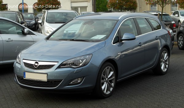 المواصفات والتفاصيل التقنية الكاملة 2010 Opel Astra J Sports Tourer 1.3 CDTI (95 Hp)