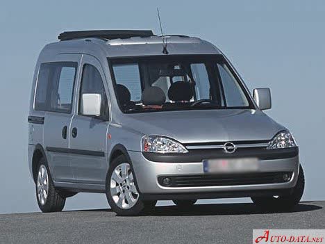 Spécifications complètes et détails techniques 2002 Opel Combo Tour C 1.6i (87 Hp)