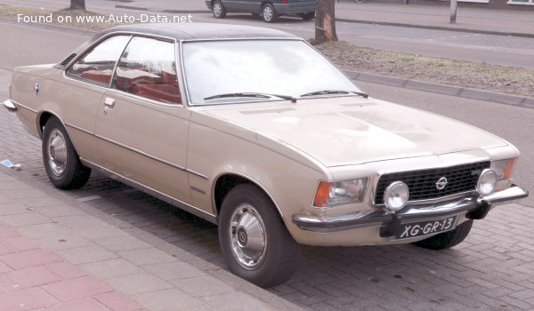 Full specifications and technical details 1972 Opel Commodore B Coupe 2.8 GS (142 Hp)