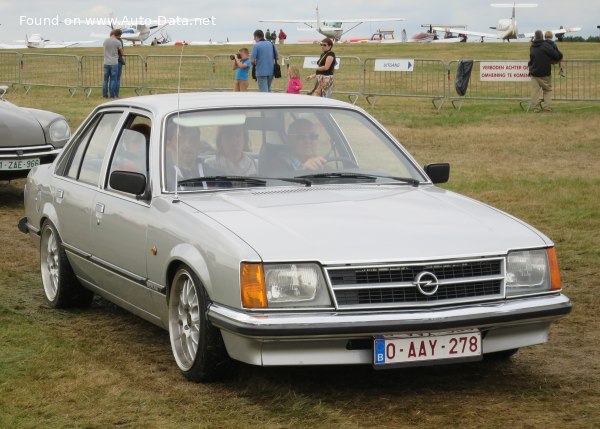 Full specifications and technical details 1981 Opel Commodore C 2.5 E (130 Hp)