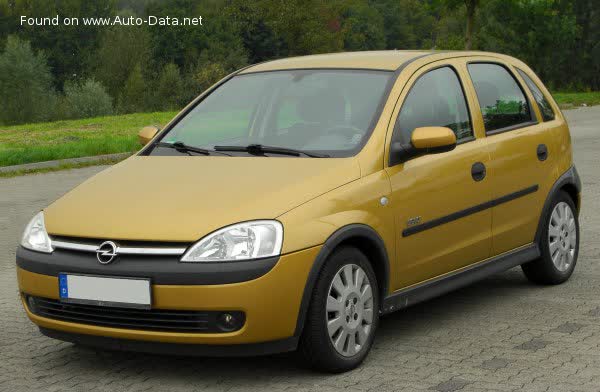 Full specifications and technical details 2000 Opel Corsa C 1.4 16V (90 Hp) Automatic