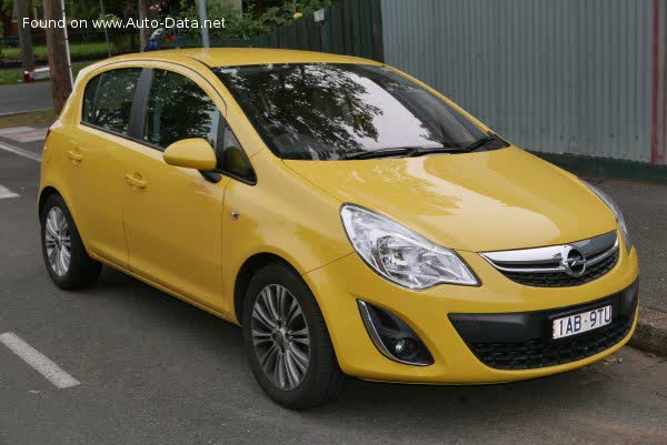 Spécifications complètes et détails techniques 2011 Opel Corsa D (Facelift 2011) 5-door 1.7 CDTI (130 Hp)