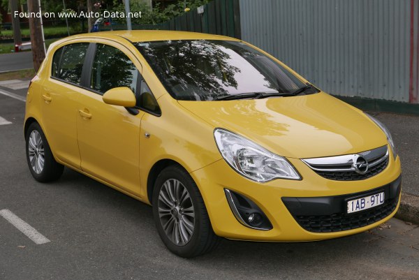 Full specifications and technical details 2011 Opel Corsa D (Facelift 2011) 5-door 1.3 CDTI (75 Hp)