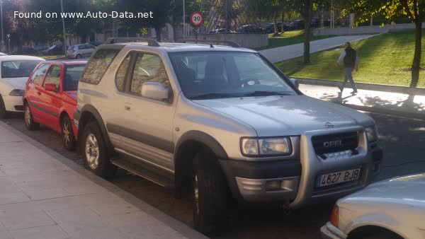 Full specifications and technical details 1998 Opel Frontera B Sport 2.2 DTI (115 Hp) 4x4