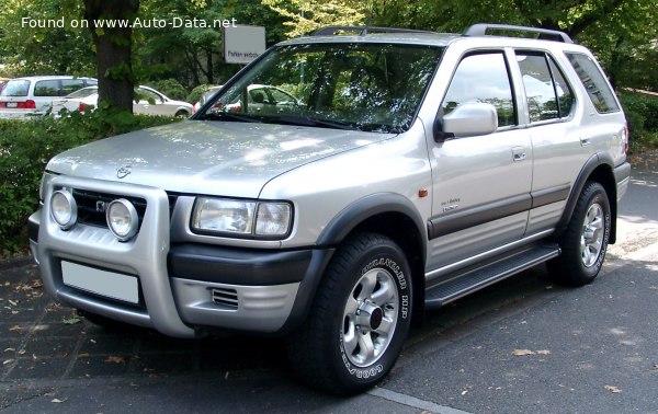 Full specifications and technical details 1998 Opel Frontera B 2.2 i (136 Hp) 4x4