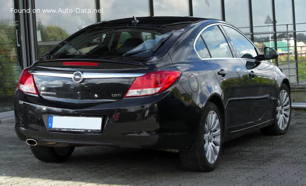 Vollständige Spezifikationen und technische Details 2008 Opel Insignia Hatchback (A) 2.0 CDTI (160 Hp) DPF