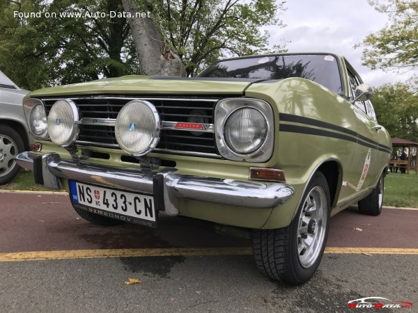 Full specifications and technical details 1965 Opel Kadett B Coupe 1.9 S (103 Hp)