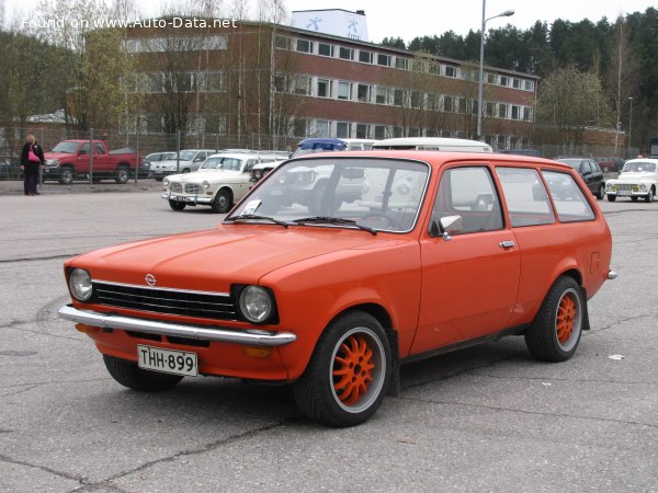 المواصفات والتفاصيل التقنية الكاملة 1977 Opel Kadett C Caravan 1.6 S (75 Hp) Automatic