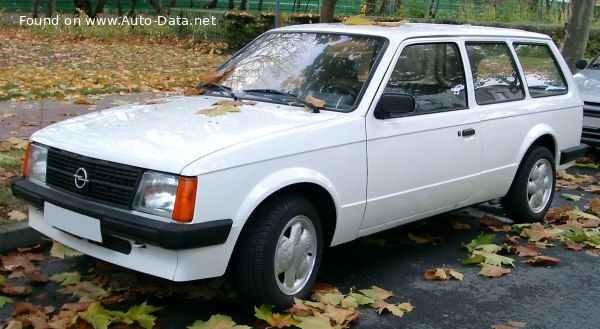 المواصفات والتفاصيل التقنية الكاملة 1981 Opel Kadett D Caravan 1.6 S (90 Hp)