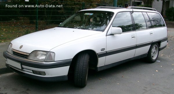 المواصفات والتفاصيل التقنية الكاملة 1986 Opel Omega A Caravan 2.3 TD (90 Hp)