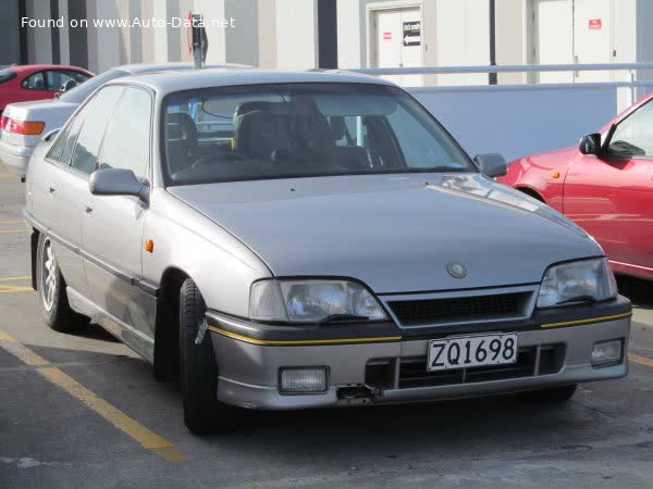 Vollständige Spezifikationen und technische Details 1988 Opel Omega A 3.0 3000 CAT (177 Hp)