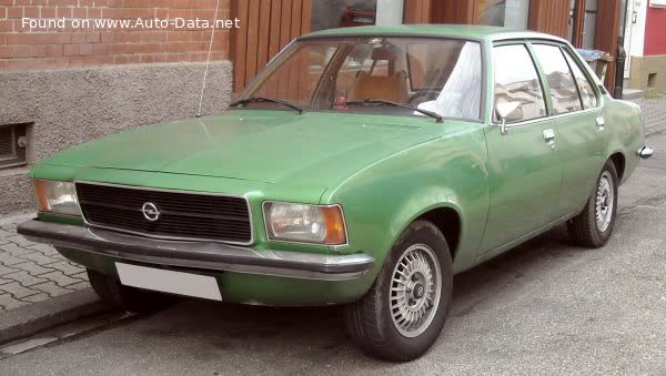 Vollständige Spezifikationen und technische Details 1975 Opel Rekord D 2.0 (100 Hp)