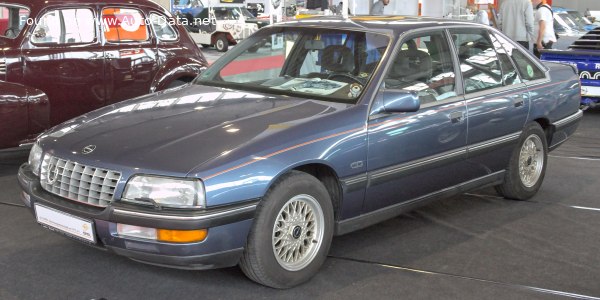 المواصفات والتفاصيل التقنية الكاملة 1988 Opel Senator B 3.0i CAT (177 Hp) Automatic