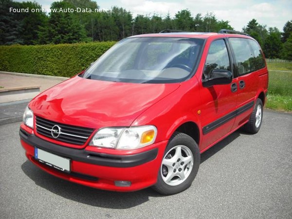 Full specifications and technical details 1998 Opel Sintra 2.2 DTI (116 Hp)