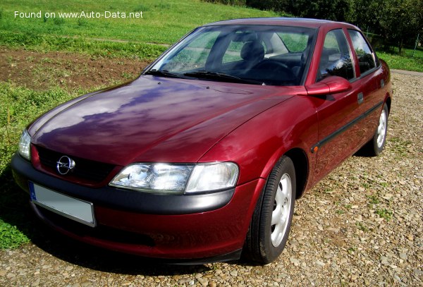 Full specifications and technical details 1995 Opel Vectra B 1.6i 16V (101 Hp) Automatic