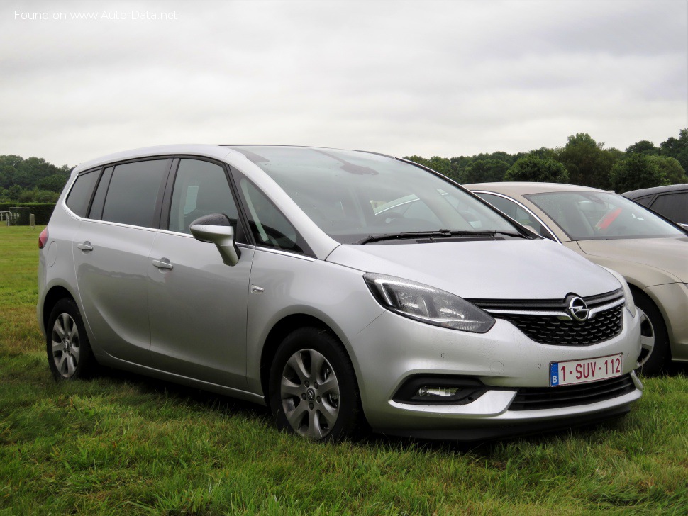 المواصفات والتفاصيل التقنية الكاملة 2016 Opel Zafira Tourer C (facelift 2016) 1.4 ecoFLEX (140 Hp) LPG