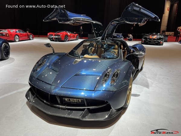 Full specifications and technical details 2011 Pagani Huayra 6.0 V12 (730 Hp) Automatic