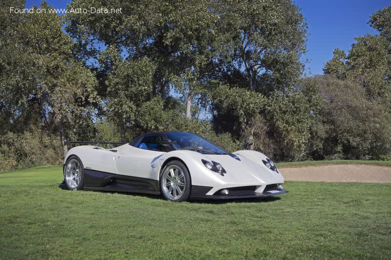 Vollständige Spezifikationen und technische Details 2005 Pagani Zonda F 7.3 V12 48V (602 Hp)