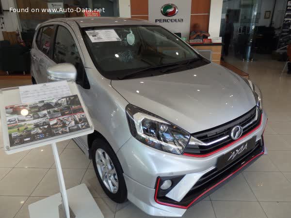 Full specifications and technical details 2019 Perodua Axia I (B200, facelift 2019) 1.0 VVT-i (68 Hp) Automatic