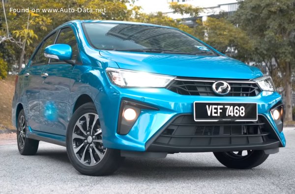 Full specifications and technical details 2020 Perodua Bezza (facelift 2020) 1.0 (68 Hp) Automatic