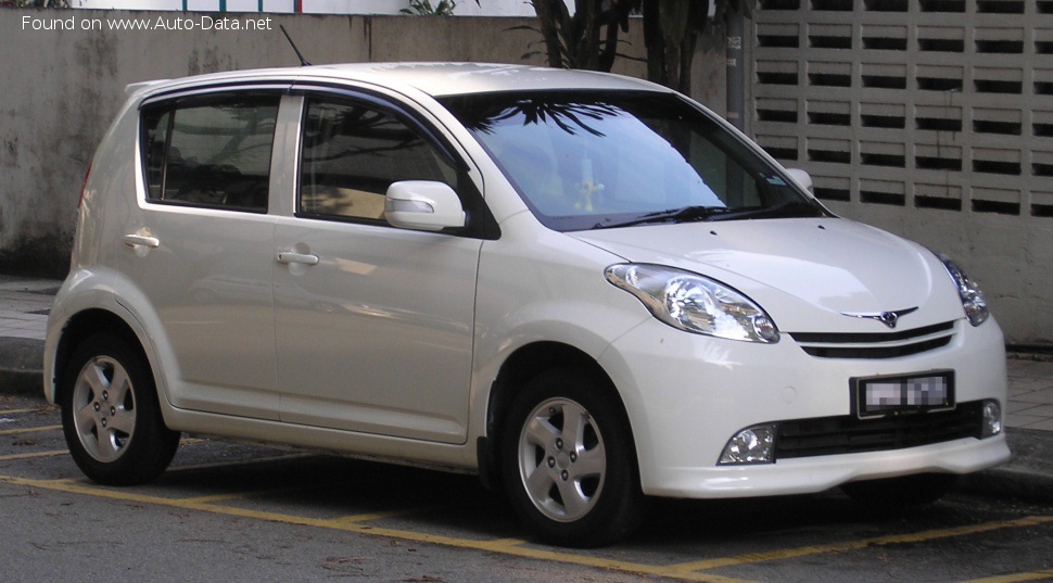 المواصفات والتفاصيل التقنية الكاملة 2005 Perodua Myvi I 1.3 (87 Hp)