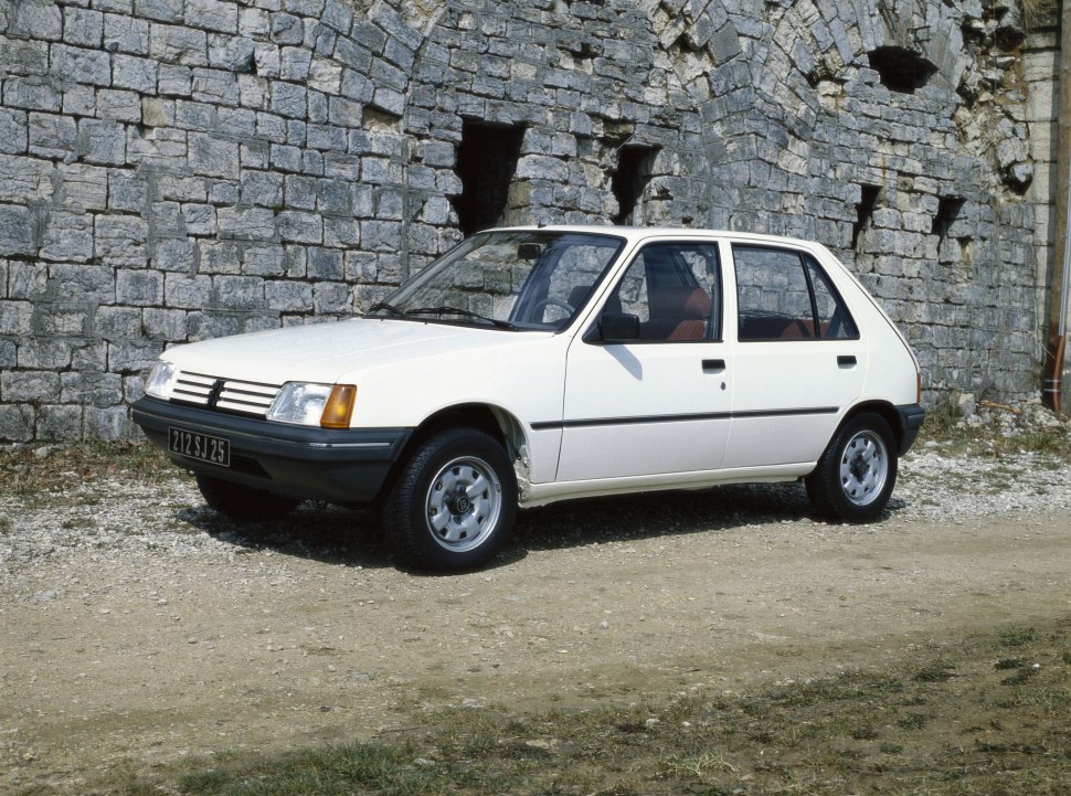 Full specifications and technical details 1983 Peugeot 205 I (741A/C) 1.4 (80 Hp)